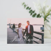 lettrage moderne faire-part mariage (Debout devant)