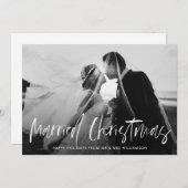 lettrage simple faire-part mariage de vacances (Devant / Derrière)