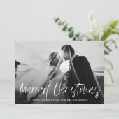 lettrage simple faire-part mariage de vacances (Debout devant)