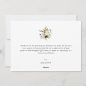 lettrage simple faire-part mariage de vacances (Dos)