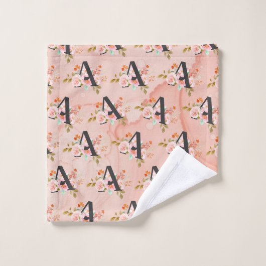 Lettre A (Gant de toilette)