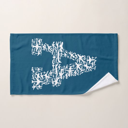 Lettre A Avions de l'aviation (Serviette à main)