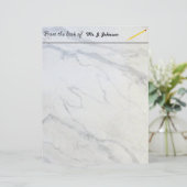 Lettre À En-tête Affaires, école, bureau, en-tête (Debout devant)