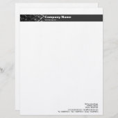 Lettre À En-tête Bande Photo v2 - Clavier d'ordinateur (Devant / Derrière)