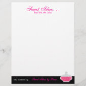 Lettre À En-tête Buffet de bonbons et tables de desserts (Devant)