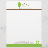 Lettre À En-tête Bureau immobilier (Devant)