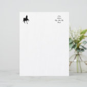 Lettre À En-tête Cheval saddlebred (Debout devant)