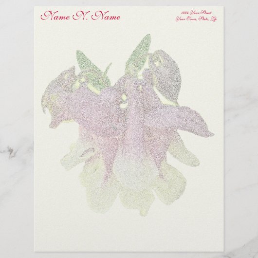 Lettre À En-tête Colonne cultivée En-tête Jaune (Devant)