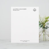 Lettre À En-tête Échelles de classique du CABINET JURIDIQUE | de (Debout devant)