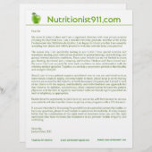 Lettre À En-tête En-tête (Devant / Derrière)