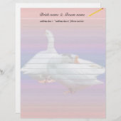 Lettre À En-tête en-tête avec nom (Devant / Derrière)