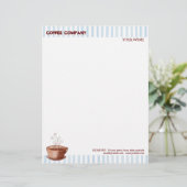 Lettre À En-tête En-tête de la coupe du café (Debout devant)