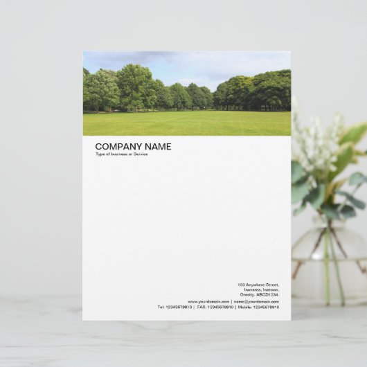 Lettre À En-tête En-tête grande image - Dans le parc 02 (Debout devant)