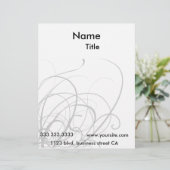 Lettre À En-tête en-têtes élégants (Debout devant)