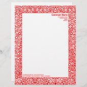 Lettre À En-tête ET Circuity - Rouge (Devant / Derrière)