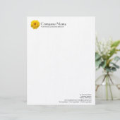 Lettre À En-tête Fleur - Chrysanthemum (Debout devant)