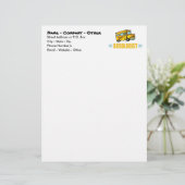 Lettre À En-tête Funny School Bus (Debout devant)