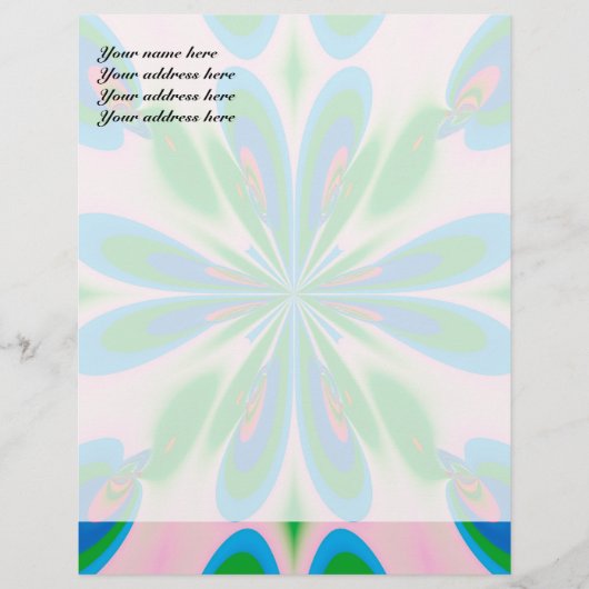 Lettre À En-tête Joyeux Printemps (Devant)