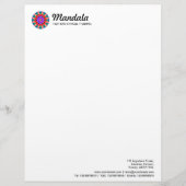 Lettre À En-tête Kaleidoscopic Mandala 03 (Devant)