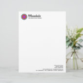Lettre À En-tête Kaleidoscopic Mandala 03 (Debout devant)