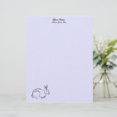 Lettre À En-tête Lapin d'art en ligne (Debout devant)