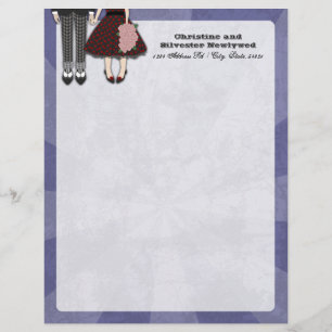 Lettre À En-tête Mariage Rockabilly, en-tête