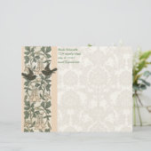 Lettre À En-tête Papeterie Inséparable vintage (Debout devant)