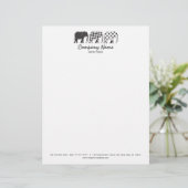 Lettre À En-tête Professionnel moderne (Debout devant)