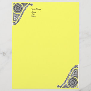 Lettre À En-tête RENAISSANCE, jaune