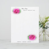 Lettre À En-tête roses roses (Debout devant)
