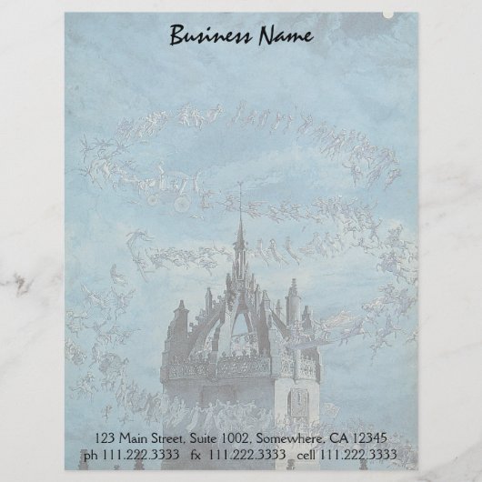 Lettre À En-tête Saint Giles - Ses cloches par Charles Altamont Doy (Devant)