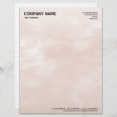 Lettre À En-tête Sky Texture 01 Lumière Brown (Devant / Derrière)