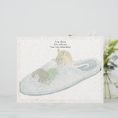 Lettre À En-tête Slipper de souris (Debout devant)