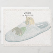 Lettre À En-tête Slipper de souris (Devant / Derrière)