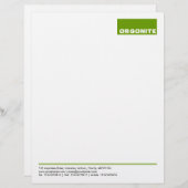 Lettre À En-tête Top Tag v2 - Avocado (Devant / Derrière)