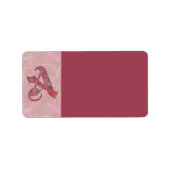 Lettre A Étiquette de adresse (Devant)