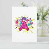 Lettre A Invitations de célébration