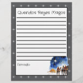 Lettre à la page des Trois Sages Hommes Gris + Col (Devant)