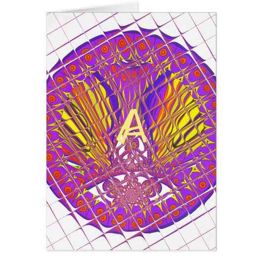 Lettre A, logo coloré design du texte (Devant)