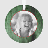 *~* Lettre A Photographie de Noël Bois rustique AP (dos)