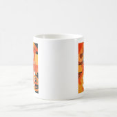 Lettre Abstraite moderne Mug d'art par Heard_ (Centre)