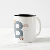 Lettre alphabet Boho B - mug (Devant droit)