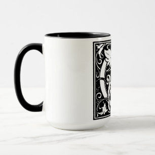 Lettre alphabet de style Renaissance G sur Mug