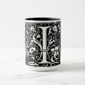 Lettre alphabet de style Renaissance I sur Mug (Centre)