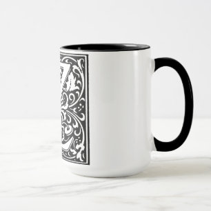 Lettre alphabet de style Renaissance Z sur Mug