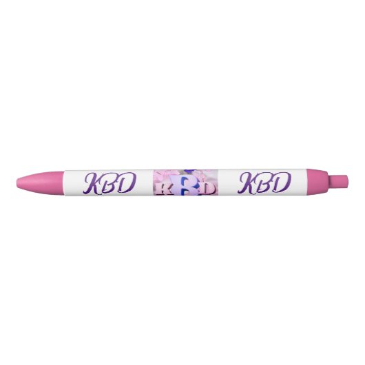 LETTRE Alphabet Initiales Poodle stylo d'écriture (Devant)