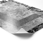 Lettre alphabet L Photographie noir et blanc (Coin)