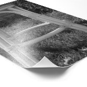 Lettre alphabet Photographie A7 noir et blanc 4x6 (Coin)