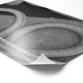 LETTRE Alphabet Photographie B12 Noir & Blanc 4x6 (Coin)