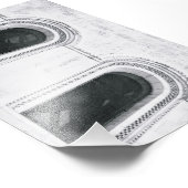 LETTRE Alphabet Photographie B1 Noir et Blanc 4x6 (Coin)